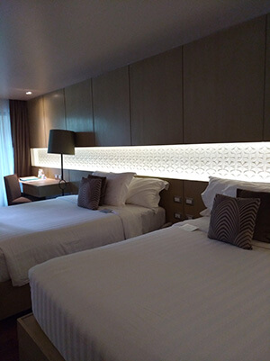 Phuket Graceland Resort номер Делюкс в новом корпусе, кровати