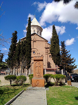 Грузия, Тбилиси, церковь в Старом городе